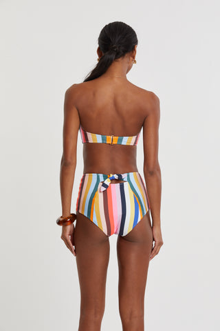 LemLem Ava Bandeau Top and Elsi High Waist Bottom, Pariti Fiesta