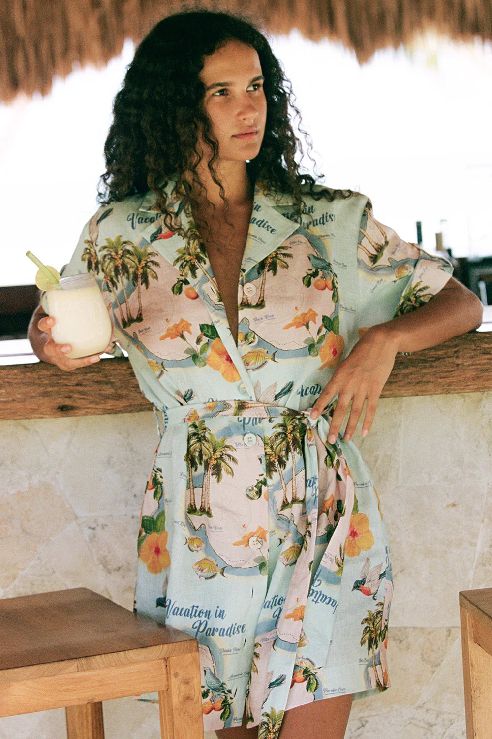 Palm Noosa Rey Dress, Paradise – Monkee's of Mount Pleasant Palm Noosa Rey Dress, Paradise – Monkee's of Mount Pleasant