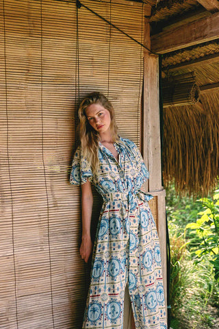 Palm Noosa Carla Dress, Lagoona Tile