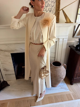 Hunter Bell Cosima Top, Champagne on Fifth
