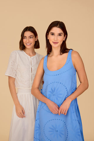 Olivia by Livro Bridget Dress, Azul Lace