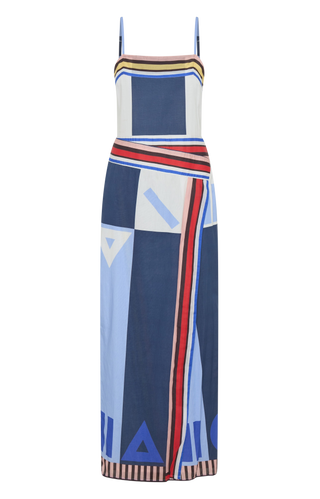 Ilio Nema Aethra Dress, Blue Sarong Voile