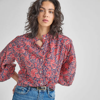 Pink Chicken Josephine Top, Paisley Vines