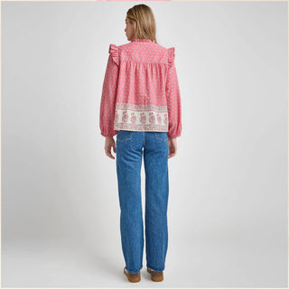 Pink Chicken Misha Top, Small Paisley