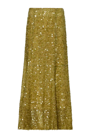 Hunter Bell Lindsey Skirt, Moss Sequin