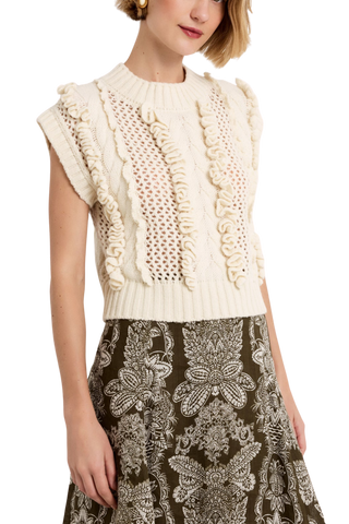 Marie Oliver Kennedy Top, Ivory