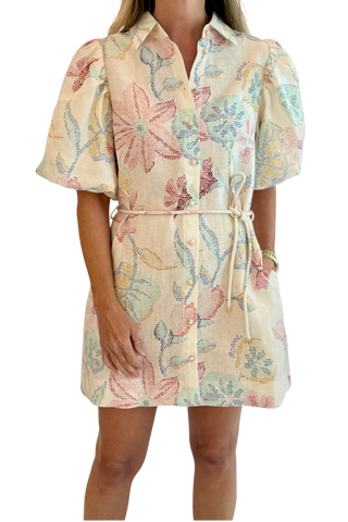 Roame. Berkeley Mini Dress, Heritage Bloom