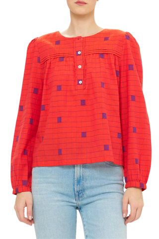 Oliphant Sansa Top, Samur Red