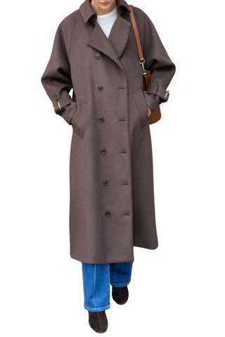 Emerson Fry All Season Layering Coat, Bitter Chocolate Wool