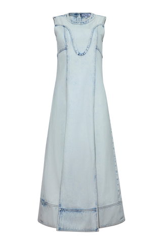 Hunter Bell Sedona Dress, Washed Blue