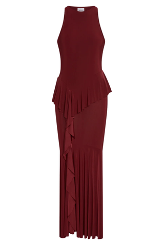 Misa Helma Dress, Burgundy