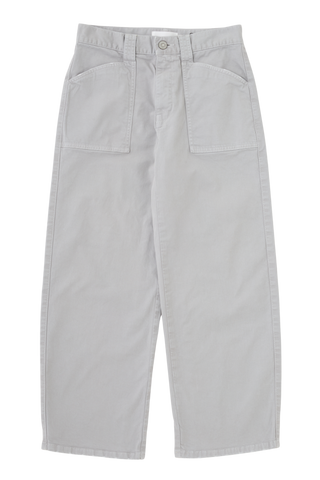 Moussy Vintage Pomonok Gusset Cargo Pants, Light Gray