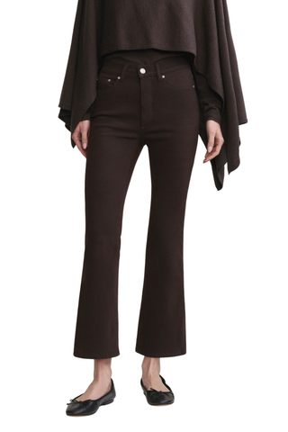 DL1961 Bridget Boot High Rise Instasculpt™ Crop, Tobacco