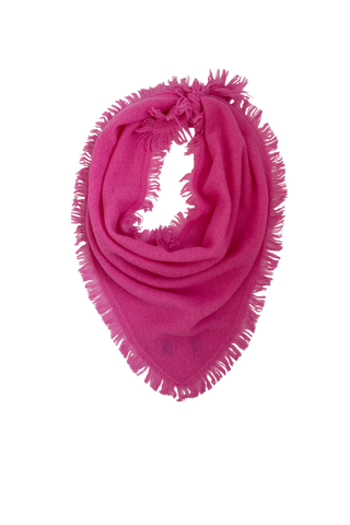 Jumper 1234 Distressed Triangle Scarf, Azalea