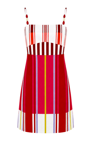Anna Cate Lauryn Dress, Bright Stripe