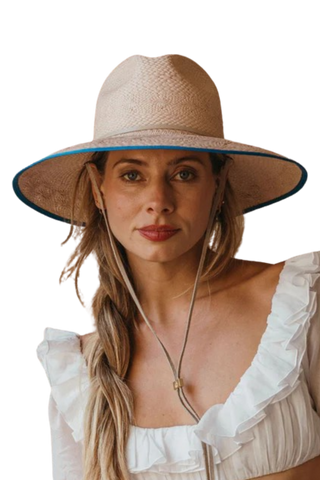 Freya Fiji Hat, Blush Teal