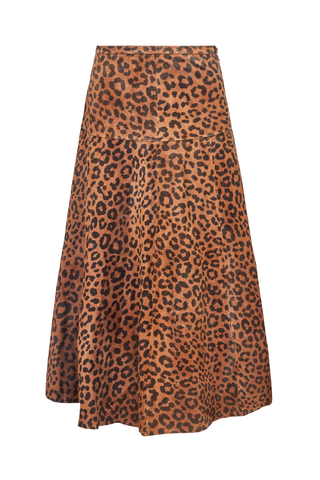 Hunter Bell Ida Skirt, Soho Leopard Camel