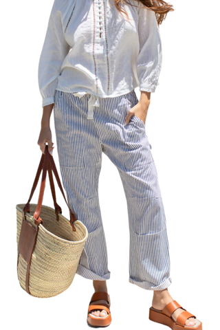 TS Love Tomas Family Cargo Pant, Indigo Stripe Organic