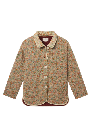 Trovata Ginny Quilted Jacket, Gardenette Voile
