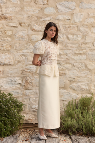 Roame. Augusta Lace Top, Fleurette Lace