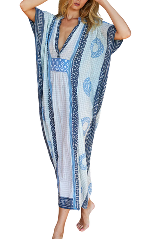 TS Emerson Fry Emerson Caftan, Cerulean