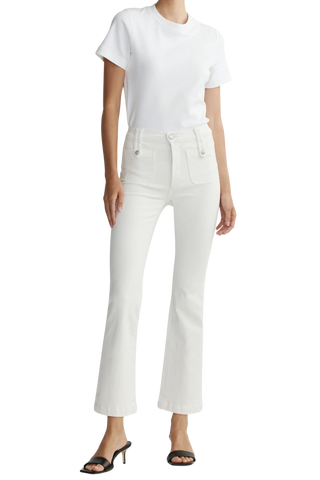 DL1961 Bridget Boot High Rise Instasculpt Crop, Porcelain