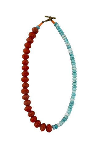 Twine & Twig Classic 18" Necklace, Coral Bay