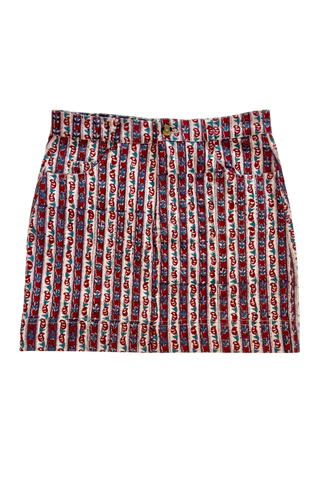Emerson Fry x MP Studio Pocket Skirt, Vintage Floral Stripe