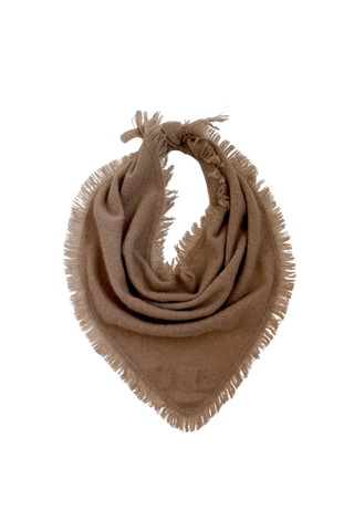 Jumper 1234 Distressed Triangle Scarf, Sandstone