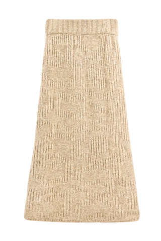 Mirth Estes Knit Skirt, Wheatfield