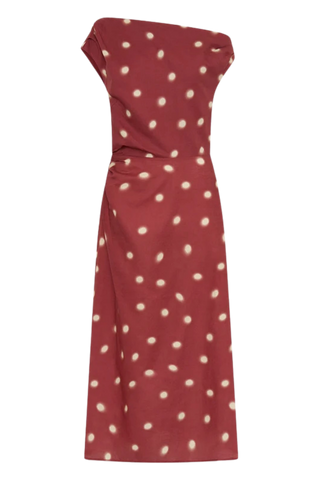 Kivari Saro Midi Dress, Brick