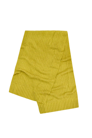 Mirth Oversized Knit Scarf, Lemongrass