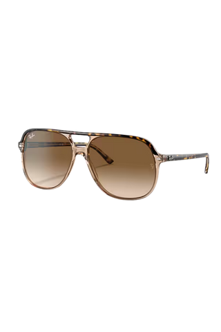 Ray-Ban Bill One Havana Transparent Sunglasses, Clear Gradient