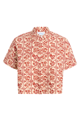 Livro Club Shirt, Brick Bloom
