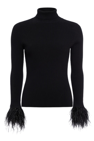 Marie Oliver Tucker Top, Black