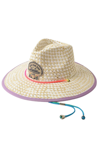 Freya Lifeguard Hat, Seas the Day Ivory Neon