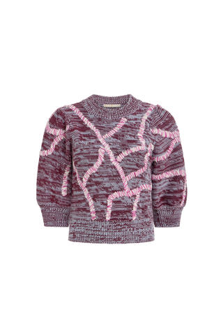 Marie Oliver Gail Top, Brandy Wine