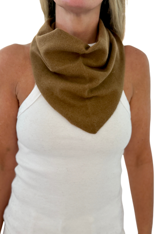 White & Warren Cashmere Neckerchief, Cedarwood