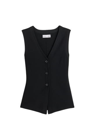 Apiece Apart Marca Knit Top, Black