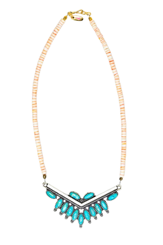 Gather Goods Needlepoint Arrow Necklace