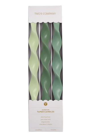 Twist & Glow Green Hue Candle Set