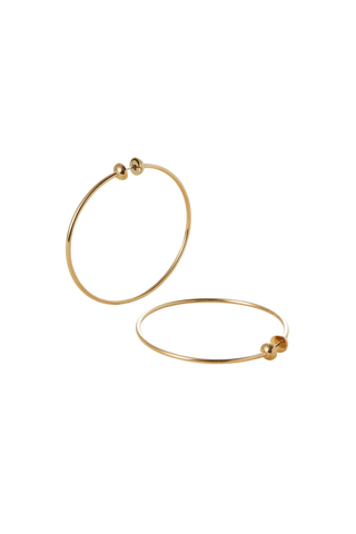 Jenny Bird Medium Icon Hoops, Gold