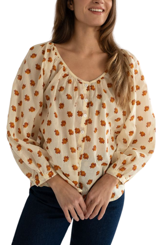 Mille Aly Top, Honey Petite Bouquet