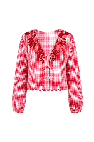 Anna Cate Jane Top, Picnic Plaid