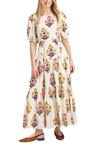 Pink Chicken Parker Dress, Harvest Dandelion
