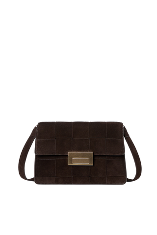 Loeffler Randall Delphine Leather Clutch, Tmoro