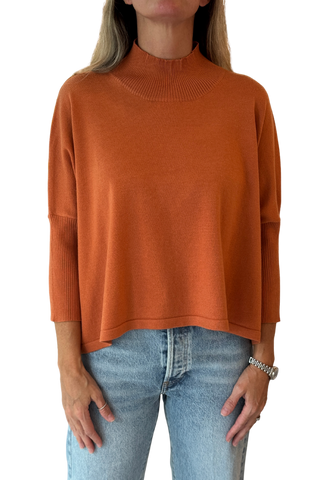Kerisma Aja Ortho Solid Sweater, Rust