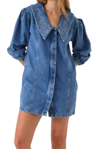 Seventy + Mochi Tilly Dress, Malibu Emb