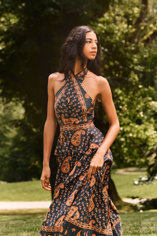 Hunter Bell Bellamy Dress, Glen Paisley