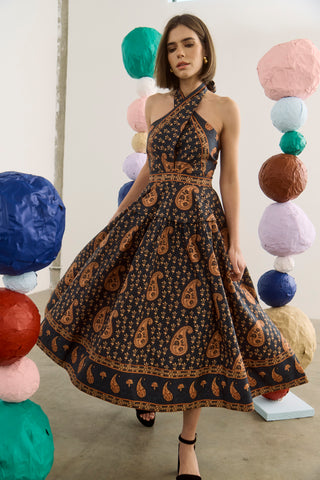 Hunter Bell Bellamy Dress, Glen Paisley